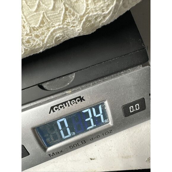 Eddie Bauer Women's Fairy Whimsy Feminine Sheer Lace Cap Sleeve Top XL Cream - Picture 13 of 13